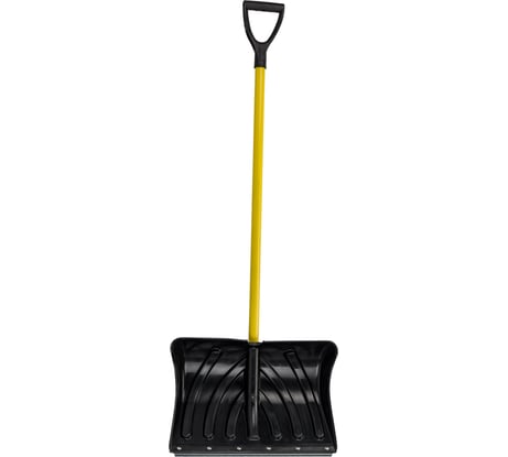 Пластмассовая лопата с оцинкованной планкой на заклепках, усиленная ребрами жесткости Inforce 06-12-23