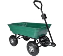 Садовая тележка-самосвал HELEX зеленая G201