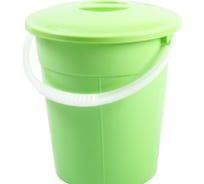 Пищевое ведро Радиан Евро 8 л, с крышкой 4607168313179зел