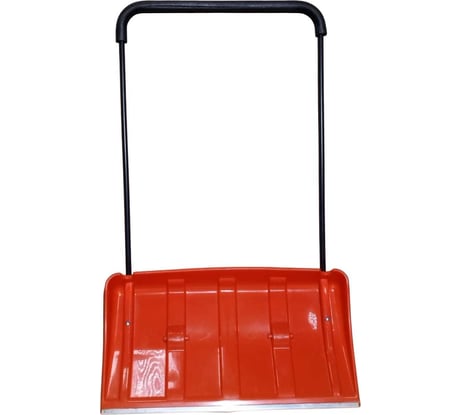 Скрепер LWI пластиковый морозостойкий на колесах, оранжевый, с мягкой утепляющей ручкой №5 800x450мм LWI-Cк5