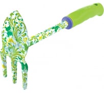 Стальная комбинированная мотыжка PALISAD FLOWER GREEN 620405