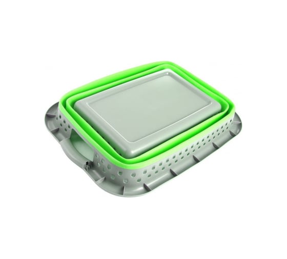 Складная большая корзина BRADEX 37л, зеленая TD 0537