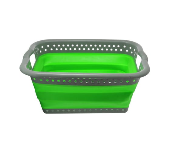Складная большая корзина BRADEX 37л, зеленая TD 0537