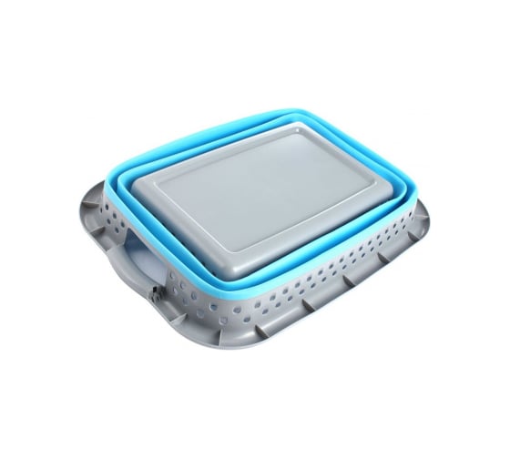 Складная большая корзина BRADEX 37л, синяя TD 0538