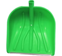 Лопата для снега Репка купец, пластиковая с алюминиевой планкой, без черенка (павлово) 46639