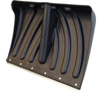 Пластмассовая лопата с оцинкованной планкой ООО ПК Тандем-АГРО КРЕПЫШок малый, 460x335мм, черная, с ребрами жесткости, тулейка d=32мм, без черенка 4670016434494