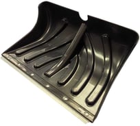 Пластмассовая лопата с оцинкованной планкой ООО ПК Тандем-АГРО КРЕПЫШок средний, 500x335мм, черная, с ребрами жесткости, тулейка d=32мм, без черенка 4670016437310