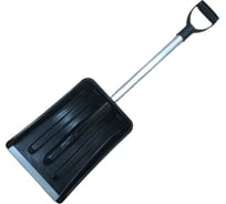 Автомобильная снеговая лопата ЛЕТО Авто-вьюга 290x365мм п/эт., черная  3817