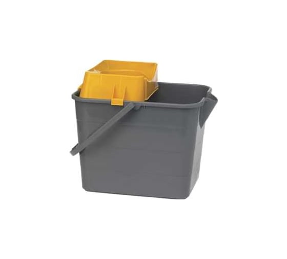 Ведро Vikan пластиковое, 15 л, серое 375018