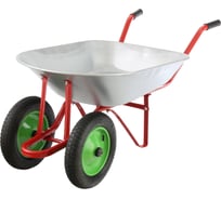 Садовая тачка с двумя колесами СТРОЙМАШ  грузоподъемность 180 кг, объем 65 л 103015