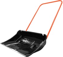 Легкий скрепер для снега Gigant на колесиках с цанговым соединением и эргономичной ручкой GCI-10