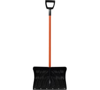 Снеговая лопата Gigant с металлическим черенком в оплетке и V-ручкой, 450 мм, GCI-03