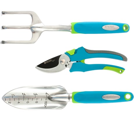 Набор инструмента с секатором из цельнолитого алюминия PALISAD LUXE 62901