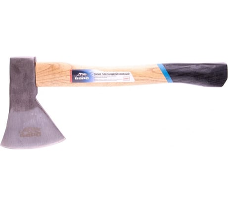 Плотницкий топор БАРС кованый, деревянная рукоятка, 1000гр 21656