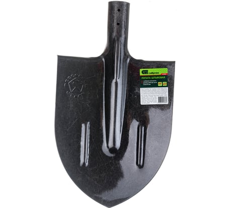 Штыковая лопата СИБРТЕХ с ребрами жесткости, рельсовая сталь, без черенка // Россия 61470