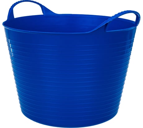 Гибкое сверхпрочное ведро СИБРТЕХ 14л, синее 67503