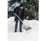 Тротуарная алюминиевая лопата для уборки снега СИБРТЕХ 500x400 мм, без черенка, 61657 3