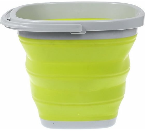 Складное ведро BRADEX квадратное, 10л, зеленое TD 0557