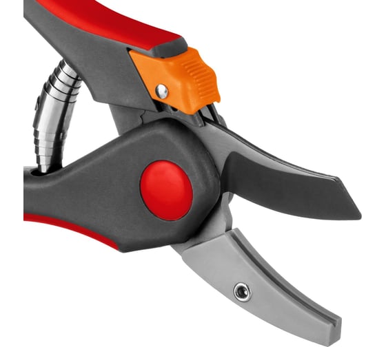 Секатор GRINDA G-28 с двухкомпонентными рукоятками, контактный, 205мм 8-423203_z02