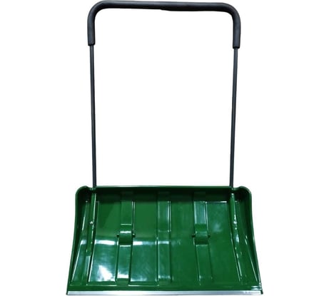 Пластиковый морозостойкий скрепер на колесиках LWI GREEN №10 с мягкой утепляющей ручкой, 800x450мм LWI-Cк10