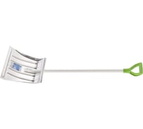 Лопата СИБРТЕХ алюминиевая, 410 х 380 мм, с черенком 61626