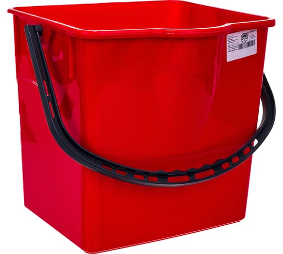Ведро Uctem-Plas 18 л, красное, пластиковое SK798-R