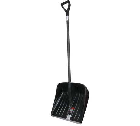 Лопата для отбрасывания снега UFO с алюминиевым прямым черенком, 49 см, 400100011U