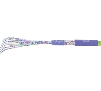 Грабли веерные PALISAD плоский зуб, удлиненные, обрезиненная рукоятка 62050