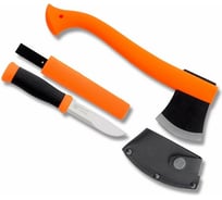 Набор Morakniv Outdoor Kit Orange, нож Mora 2000 Orange, топор 12096