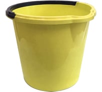 Пищевое мерное ведро Мультипласт Групп Чудо 10л, со сливом, желтое MPG7662