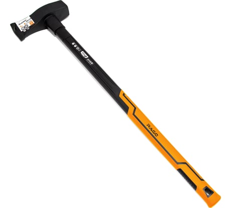 Топор - колун кувалда RAGE By VIRA 4000 г (4кг) с фиберглассовой рукояткой 900400