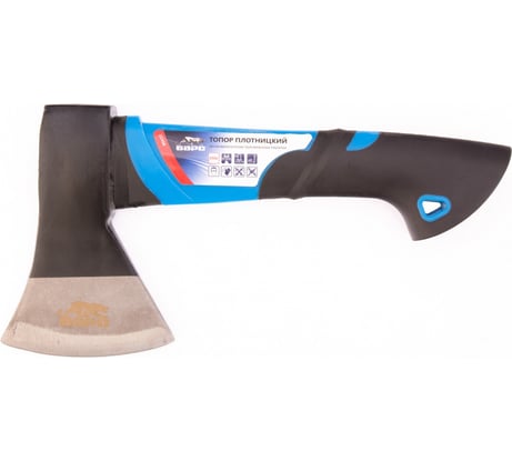 Плотницкий топор БАРС 450гр., двухкомпонентная обрезиненная рукоятка 21408