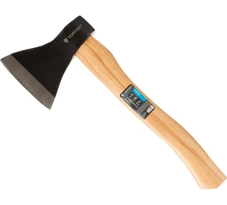 Топор Topfort 800 г, из углеродистой стали, деревянное топорище 1704777
