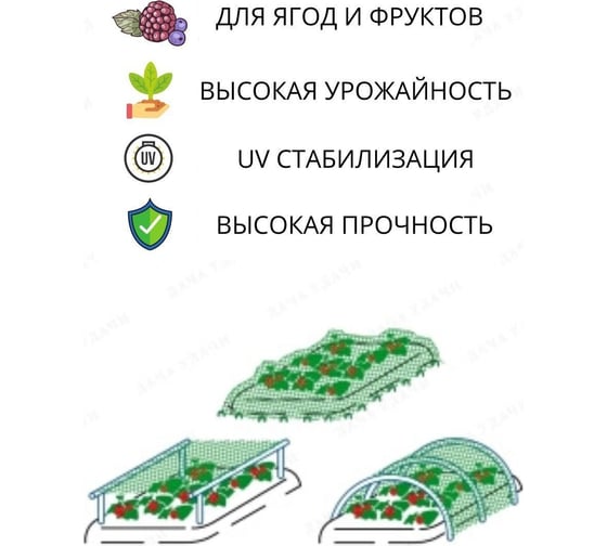 Сетка для защиты от птиц Удачников 2х5 м 20869