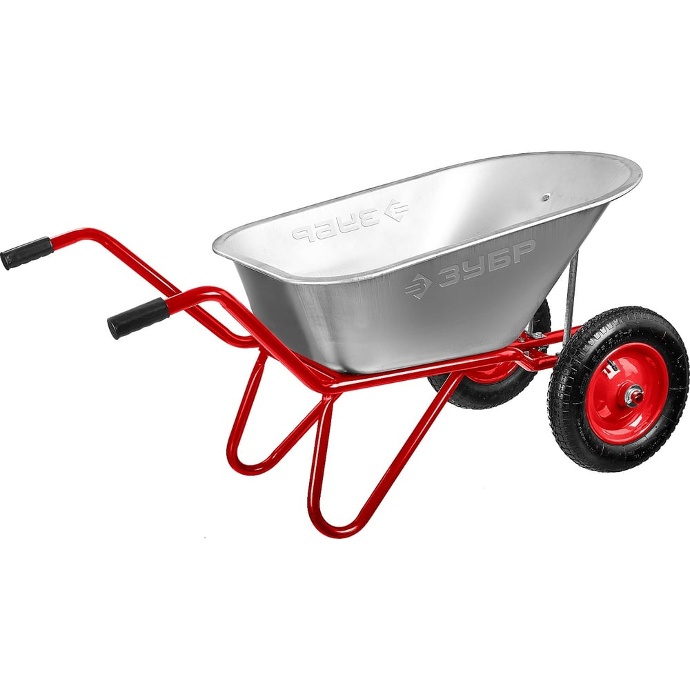 Садово-строительная двухколесная тачка Зубр Т-21 180 кг 39952 ...