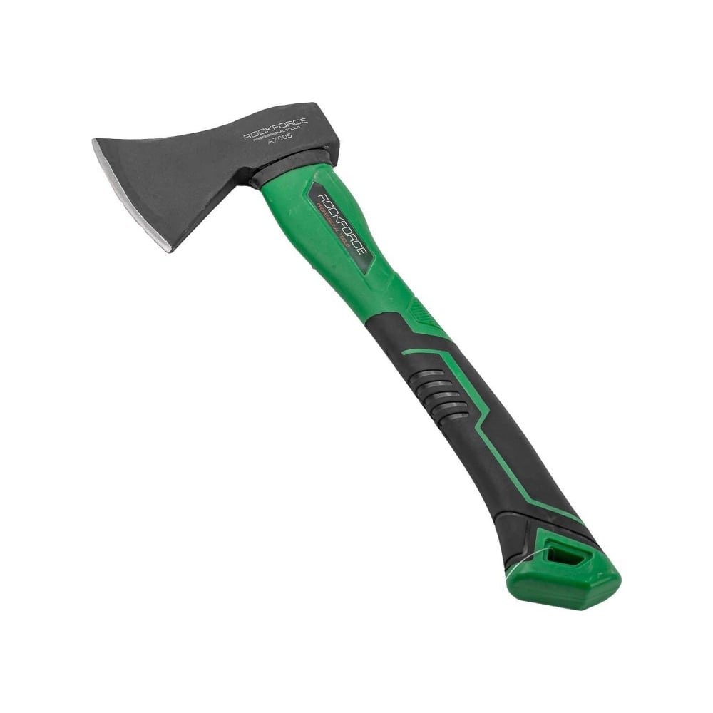 Топор с фиберглассовой ручкой и резиновой противоскользящей накладкой ...
