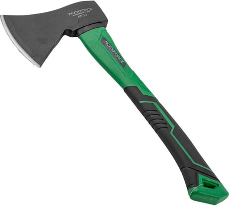 Топор с фиберглассовой ручкой и резиновой противоскользящей накладкой Rockforce 1000 гр RF-A7010(56602)