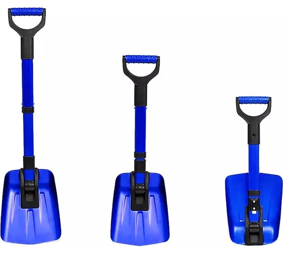 Лопата для уборки снега автомобильная складная HAITEC 23x110 см HT-SSA23