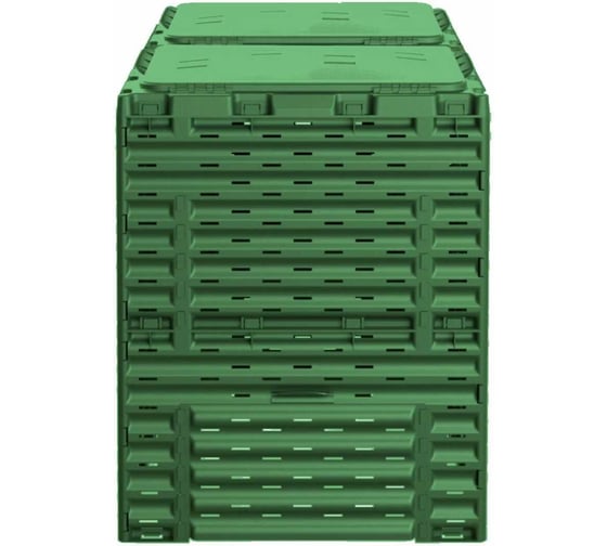 Компостер с крышкой Piteco 600 л, зелёный