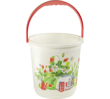 Ведро Архимед IML Клубника 10л, с декором Р1012i