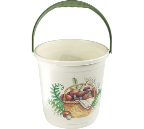 Ведро Архимед IML Грибник 14л, с декором Р1013i