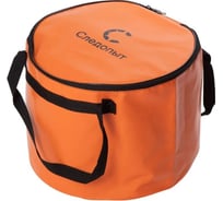 Ведро с крышкой для рыбы Следопыт ПВХ, 40x40x30 см, цв. оранжевый PF-FB-03