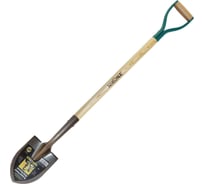Мини лопата NIKONA с закругленным лезвием, с 36" D деревянной ручкой 68-003