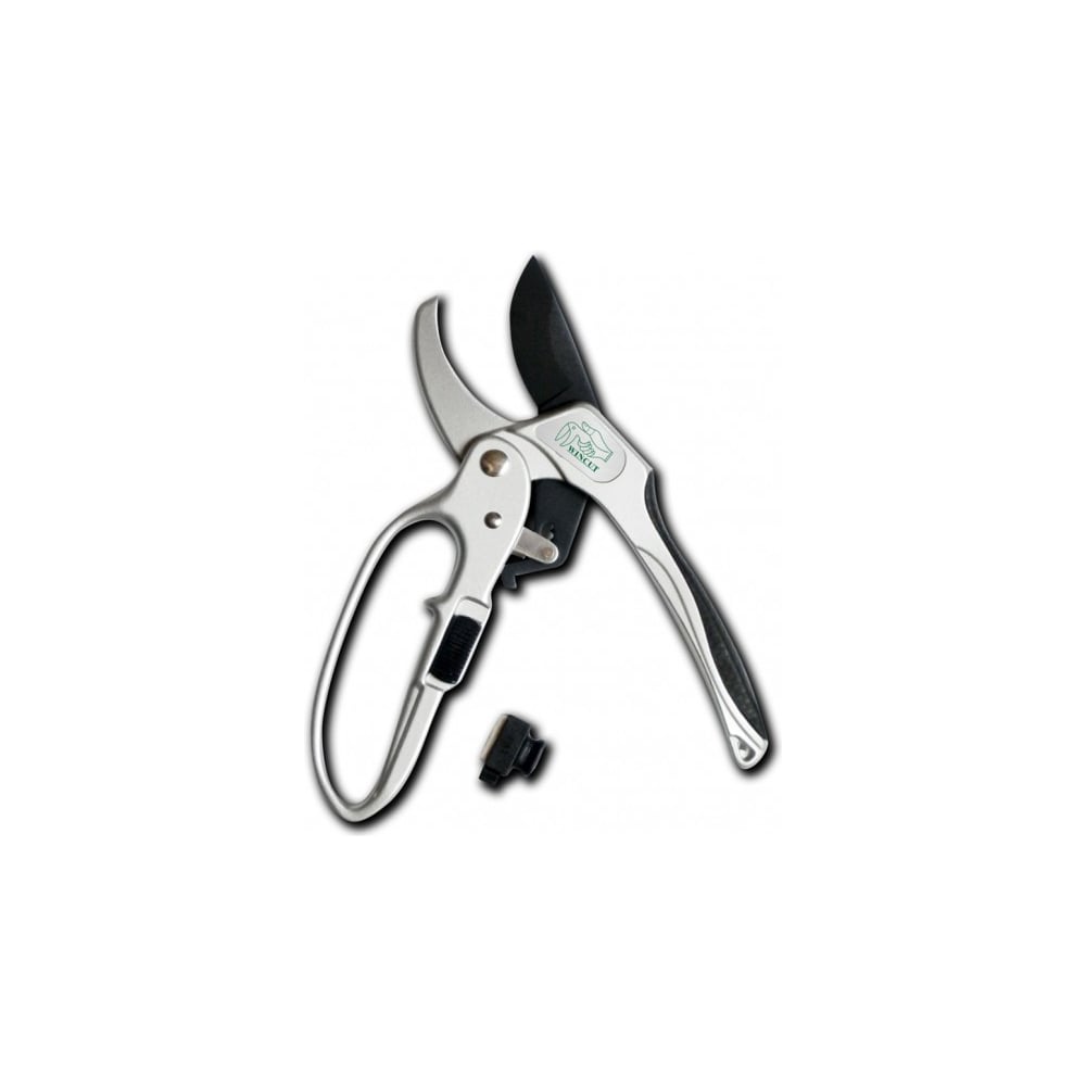 Контактный секатор Green Garden с храповым механизмом, изогнутое лезвие ...