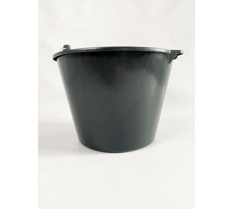 Ведро строительное КЭС черное, эластичное, с носиком, 20 л 13000036