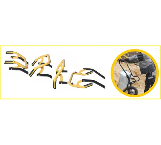 Тачка одноколесная Haemmerlin EXPERT 120 RENO UP 120 л оцинкованный кузов, пневмо колесо-подшипник 305257001