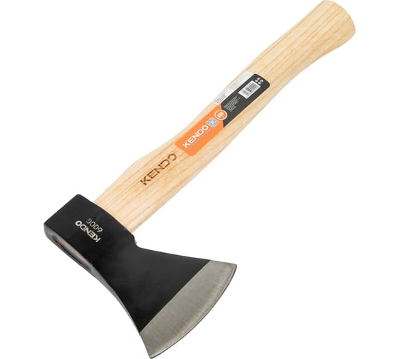 Топор с деревянной ручкой KENDO 600 г 25402