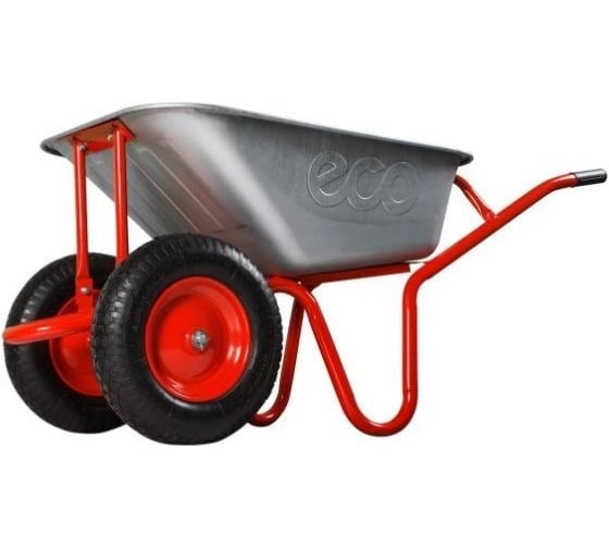 Тачка строительная ECO (120л, 400кг, 2 пневмоколеса 4.00-8, вес 17 кг) WB6820-2HD