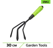 Рыхлитель-культиватор (тяпка) садовый DELI ручной, 30 см, защита от ржавчины, противоскользящая рукоять DL580815 146803