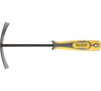 Комбинированная 3-зубая мотыжка + трапеция, двухкомпонентная рукоятка PALISAD LUXE 62007